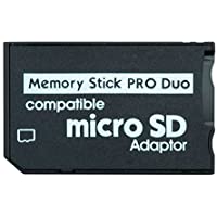 Los mejores  - OcioDual Adaptador conversor de Tarjeta Micro SD a Memory Stick Pro Duo para PSP- Camaras Sony- etc